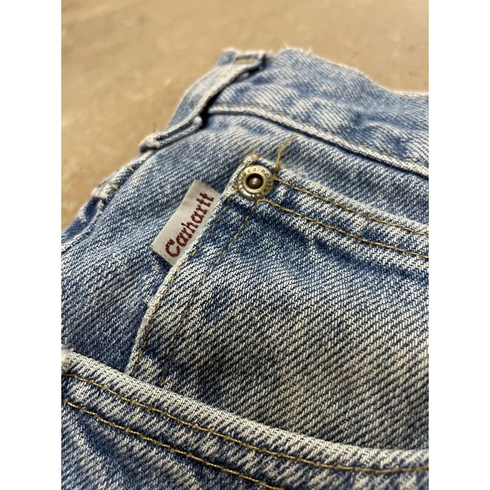 Carhartt Jeans Mens 40x32 Blue Stonewash Traditional Fit Straight Leg B160‎ DST